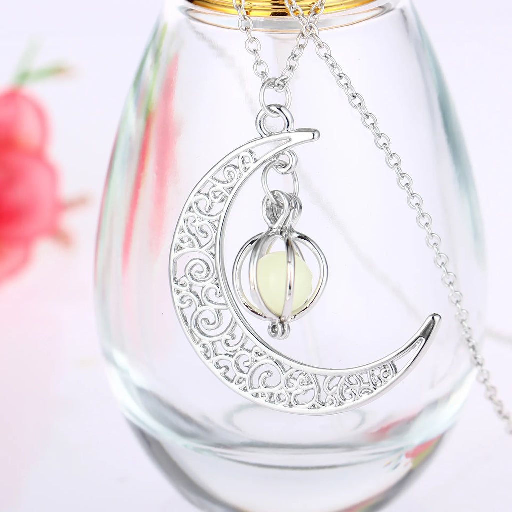 Glowing Moon Necklace