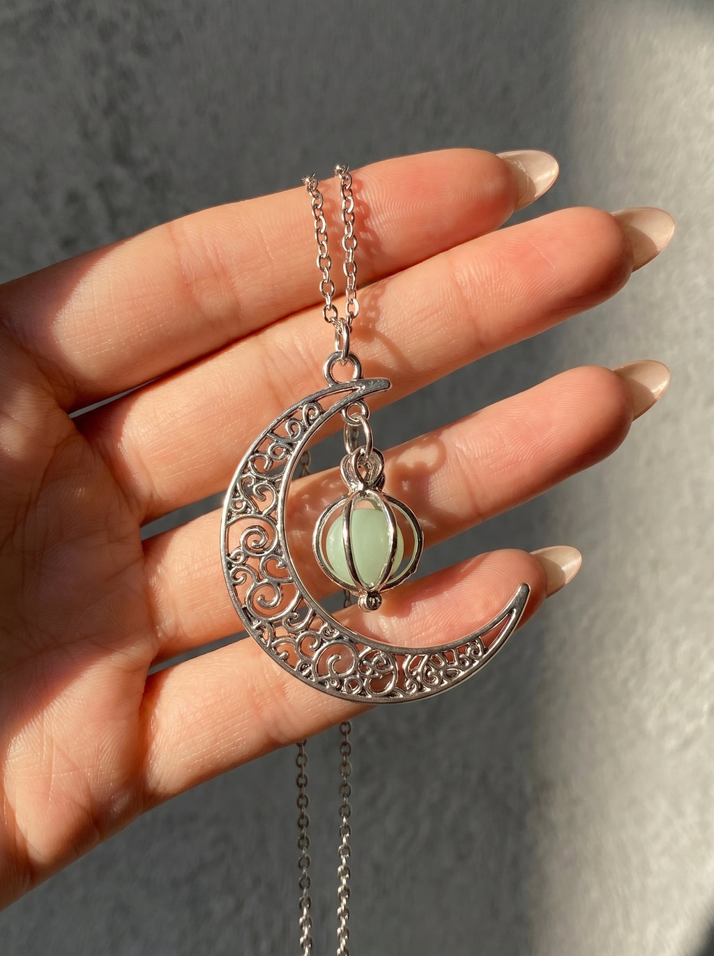 Glowing Moon Necklace