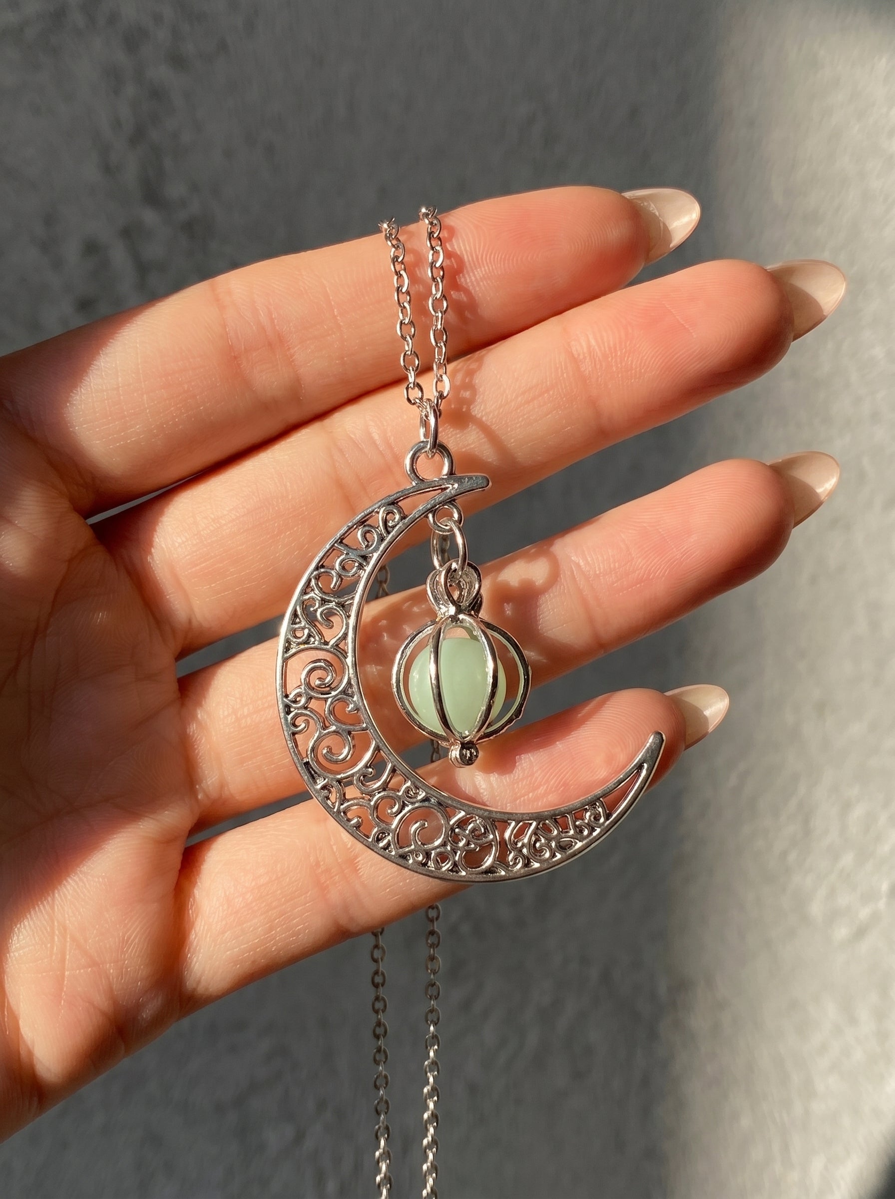 Glowing Moon Necklace