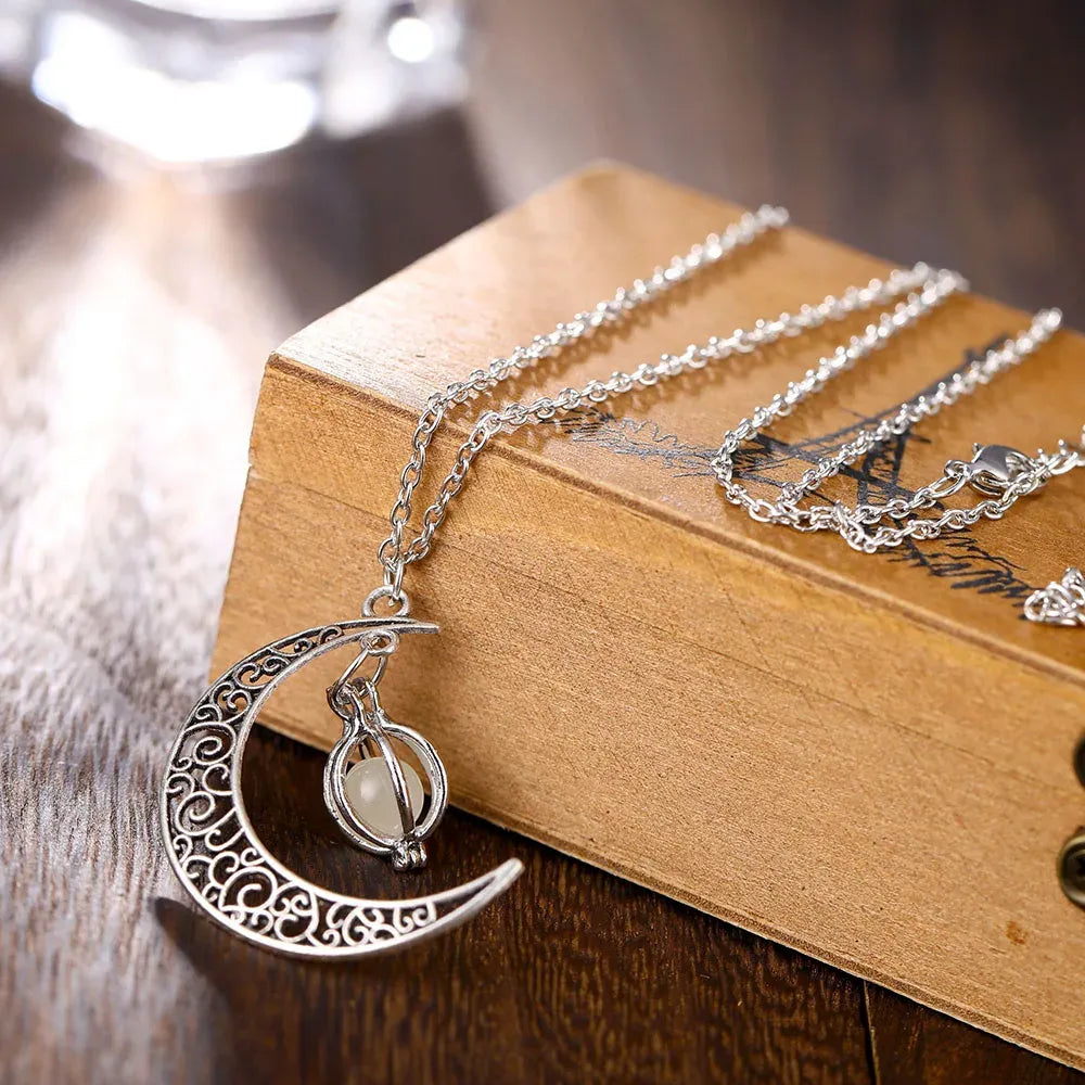 Glowing Moon Necklace